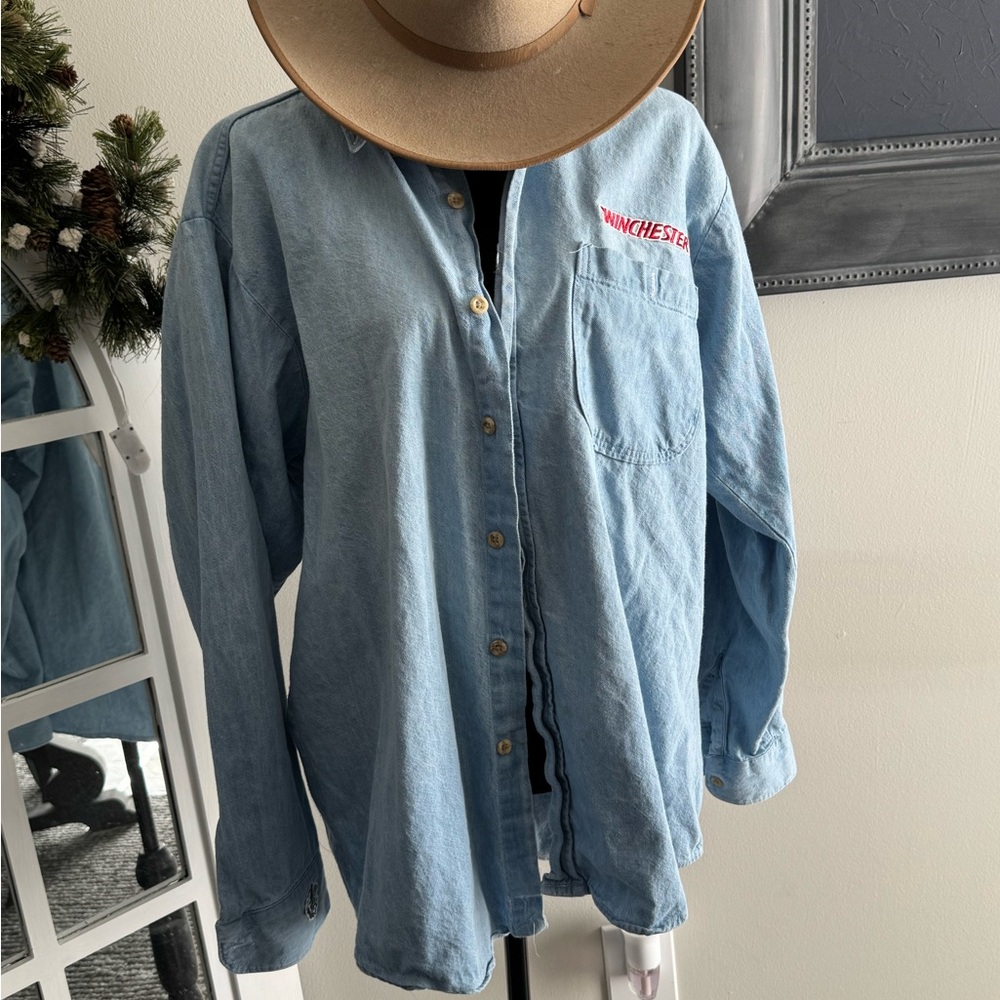 Winchester Denim Button-Up Shirt